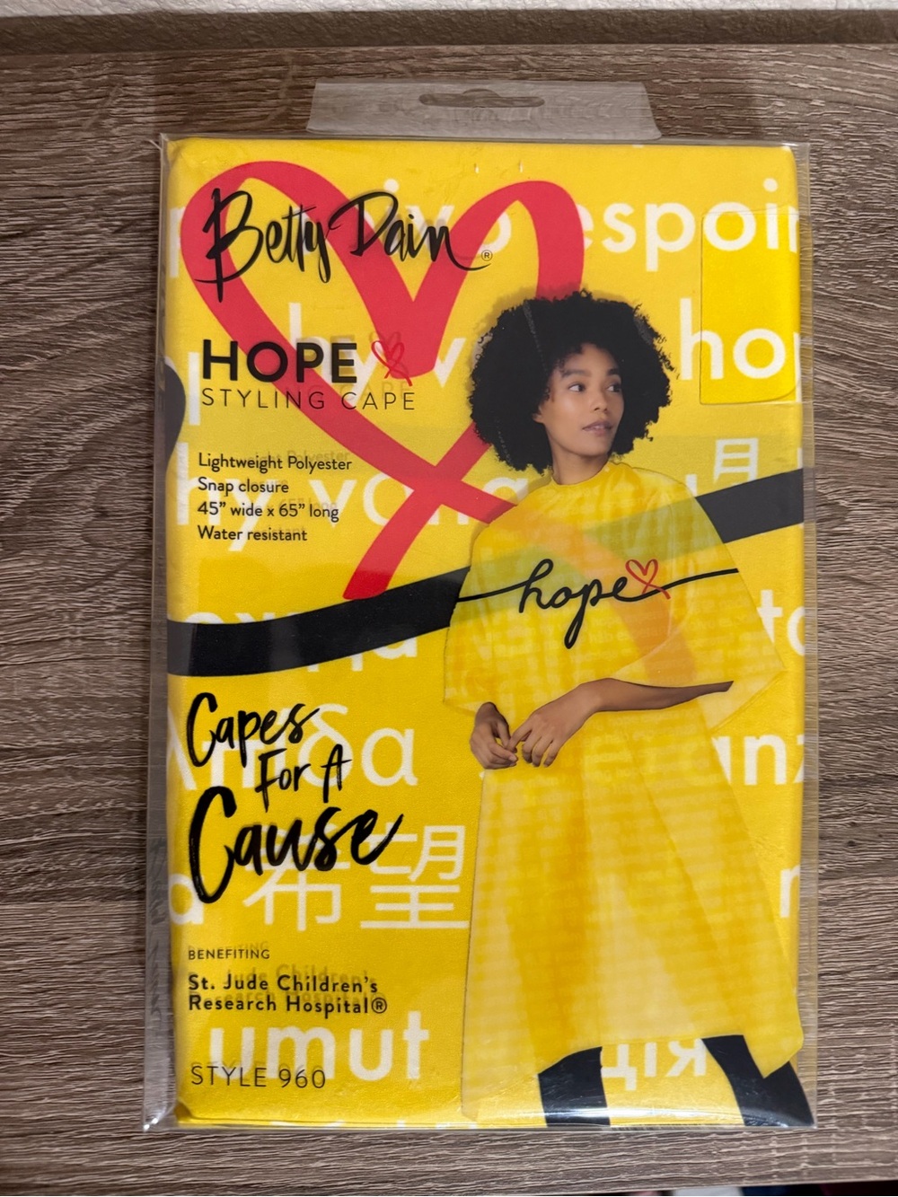 Betty Dain Hope Styling Cape